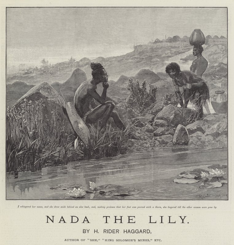 Nada de Lelie, door H Rider Haggard door Richard Caton Woodville junior