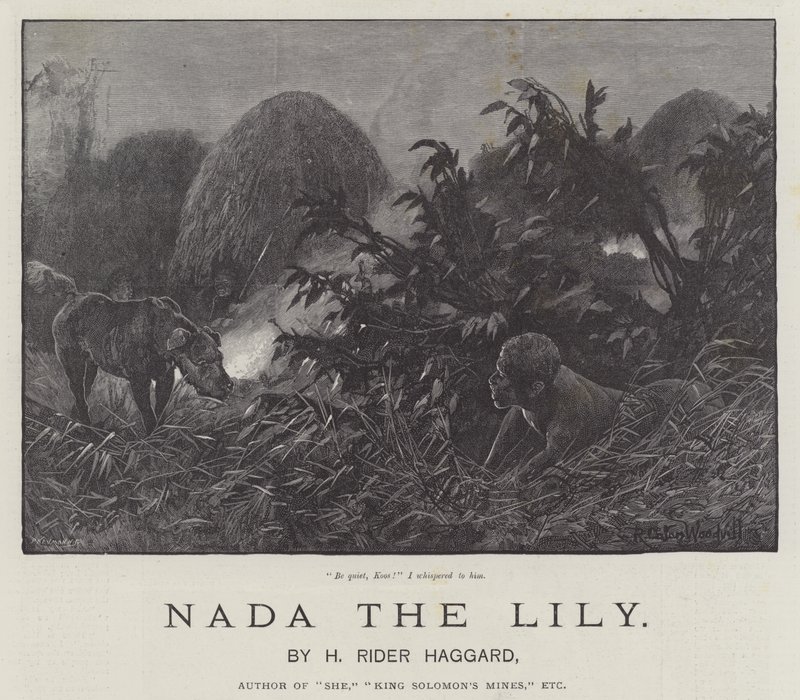 Nada de Lelie, door H Rider Haggard door Richard Caton Woodville junior