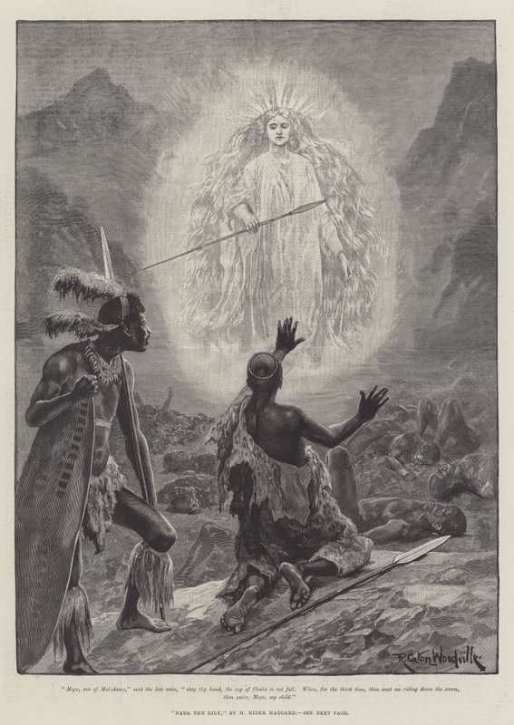 Nada de Lelie, door H Rider Haggard door Richard Caton Woodville junior