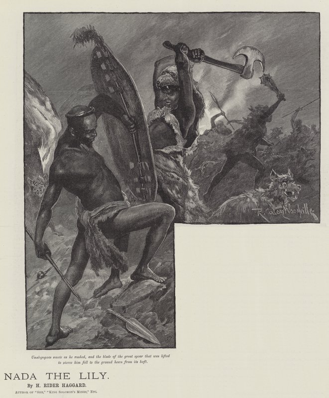 Nada de lelie, door H. Rider Haggard door Richard Caton Woodville junior