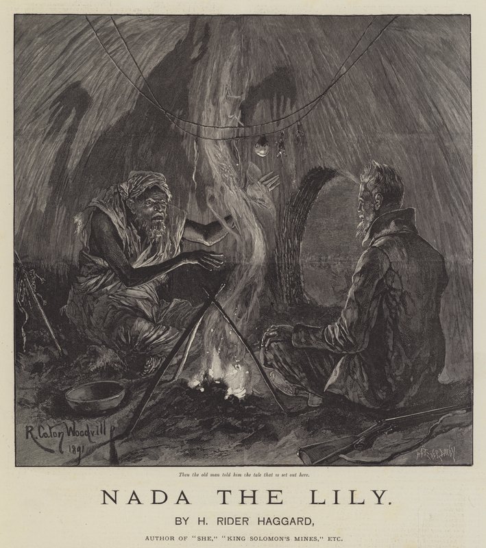 Nada de Lelie, door H Rider Haggard door Richard Caton Woodville junior