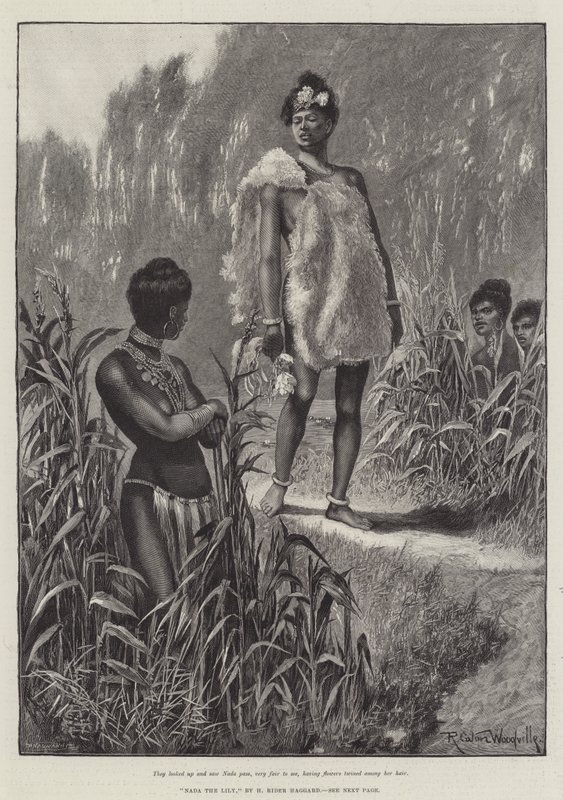 Nada de Lelie, door H Rider Haggard door Richard Caton Woodville junior