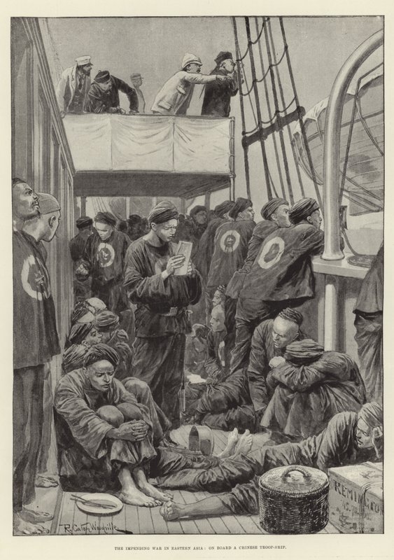 De Dreigende Oorlog in Oost-Azië door Richard Caton Woodville junior