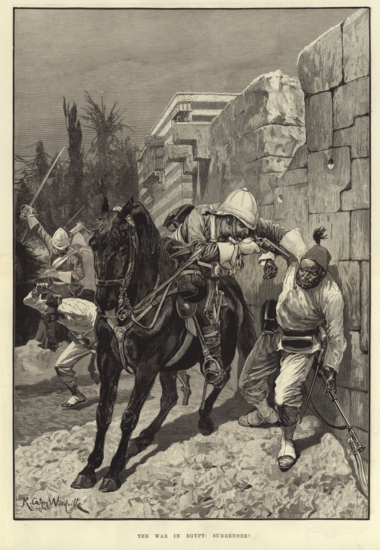 De oorlog in Egypte: Overgave! door Richard Caton Woodville junior