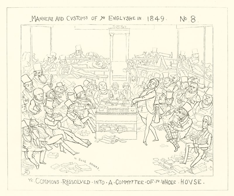 De Commons omgezet in een commissie van het hele huis door Richard Doyle