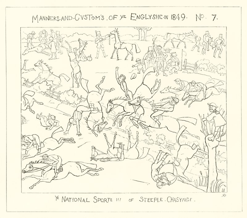 De nationale sport van steeplechasing door Richard Doyle