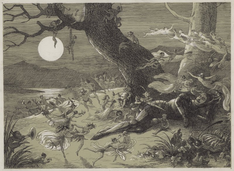 Midzomernachtsdroom door Richard Doyle