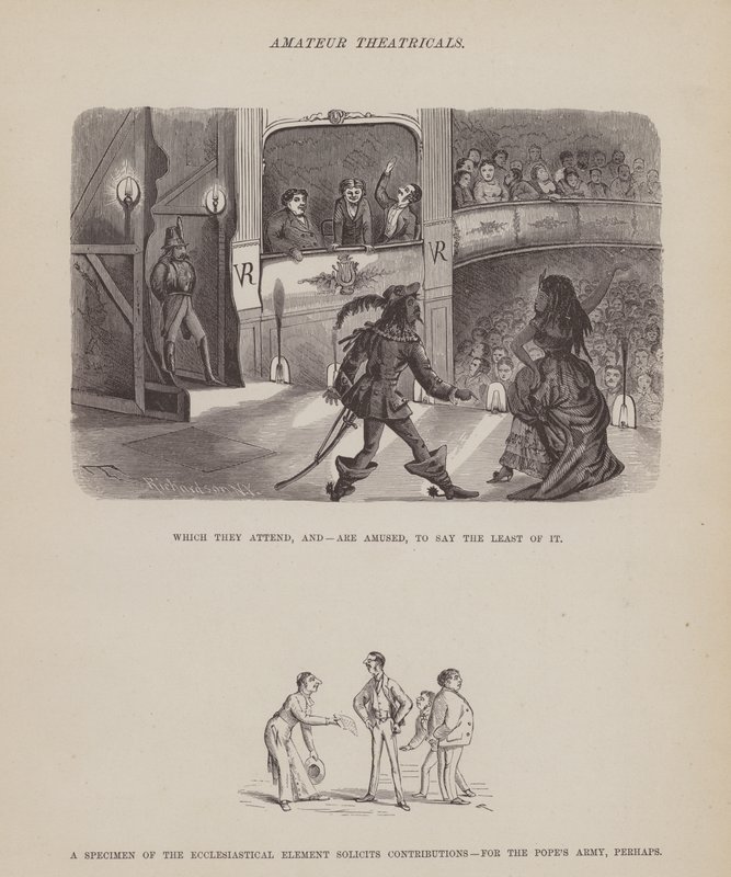 Pagina uit De Amerikaanse Tour van de heren Brown, Jones en Robinson door Richard Doyle
