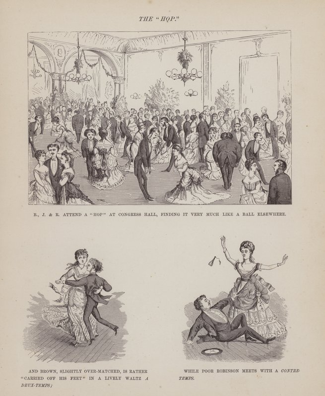 Pagina uit De Amerikaanse Tour van de heren Brown, Jones en Robinson door Richard Doyle