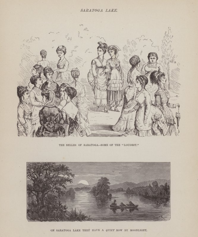 Pagina uit The American Tour of Messrs Brown, Jones and Robinson (gravure) door Richard Doyle