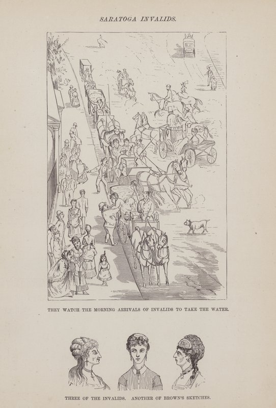 Pagina uit The American Tour of Messrs Brown, Jones and Robinson (gravure) door Richard Doyle