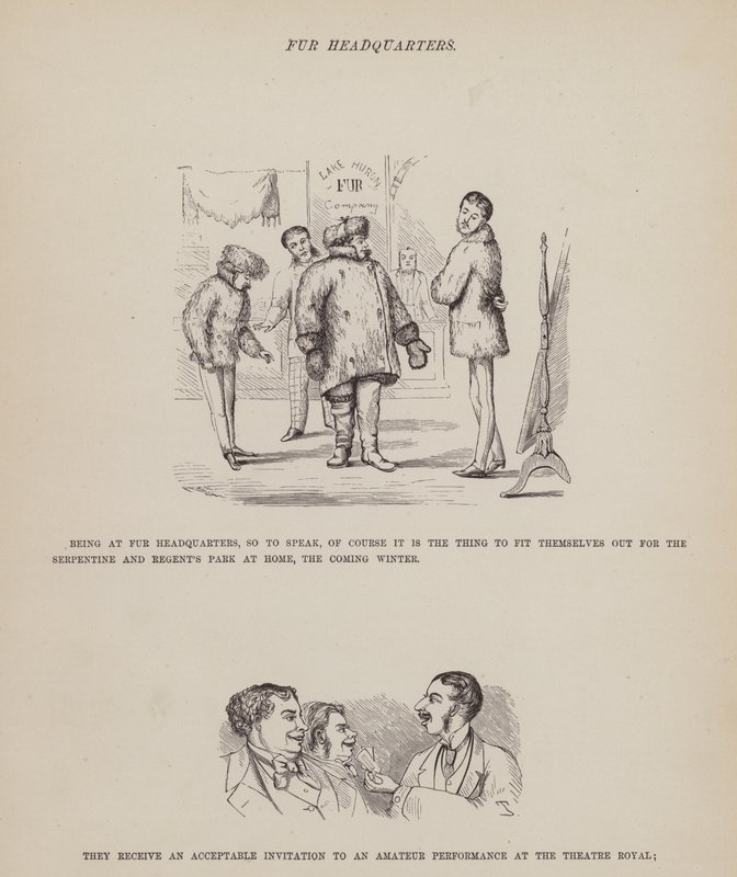 Pagina uit De Amerikaanse Tour van de heren Brown, Jones en Robinson door Richard Doyle