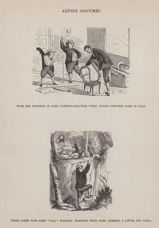 Pagina uit The American Tour of Messrs Brown, Jones and Robinson door Richard Doyle