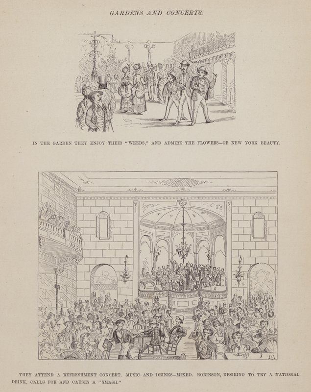 Pagina uit The American Tour of Messrs Brown, Jones and Robinson door Richard Doyle