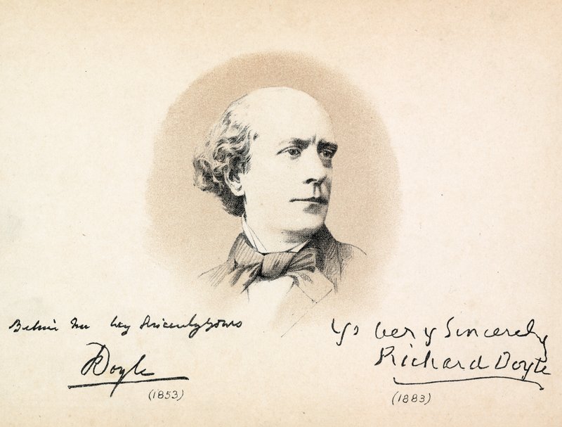 Portret van Richard Doyle door Richard Doyle