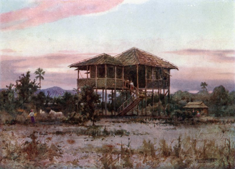 Een Dak Bungalow door Robert George Talbot Kelly