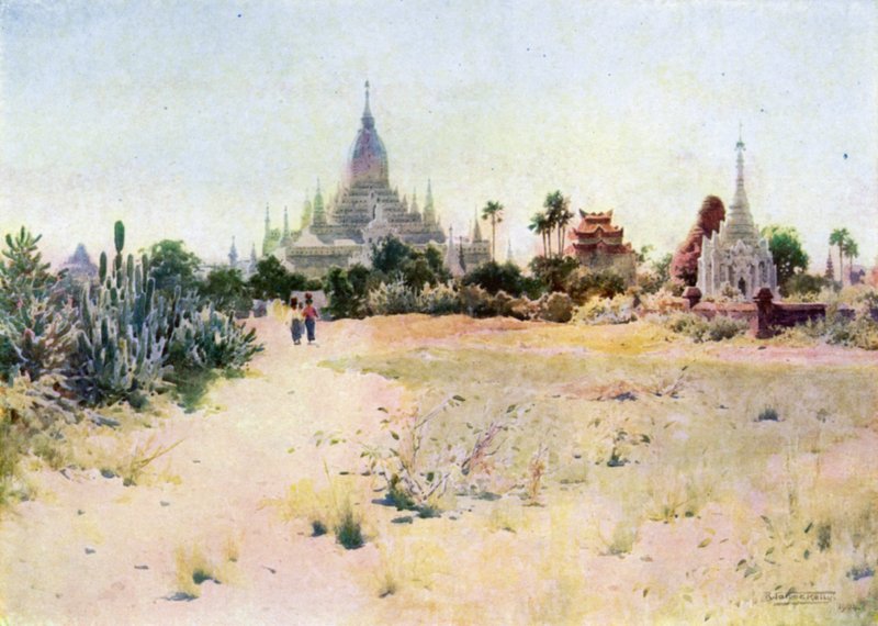 De Ananda Tempel, Pagan door Robert George Talbot Kelly