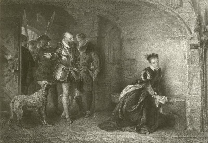 De prinses Elizabeth in de toren door Robert Alexander Hillingford