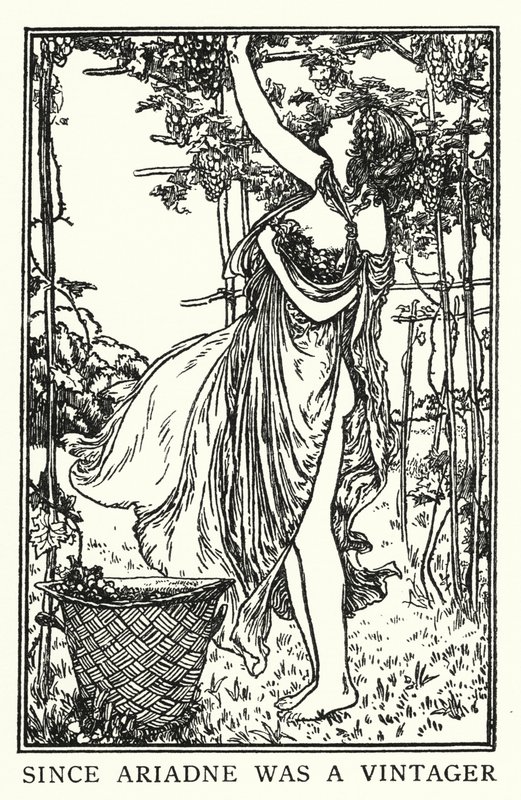 Illustratie voor Gedichten van John Keats: Endymion door Robert Anning Bell