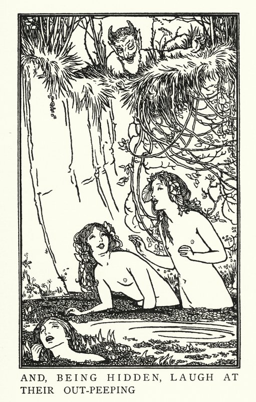 Illustratie voor Gedichten van John Keats: Endymion (litho) door Robert Anning Bell