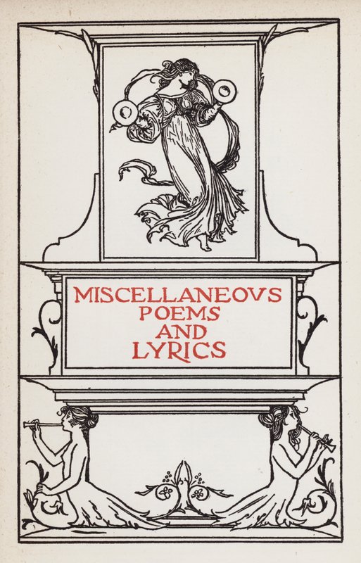 Illustratie voor Gedichten van John Keats: Diverse Gedichten en Liederen door Robert Anning Bell