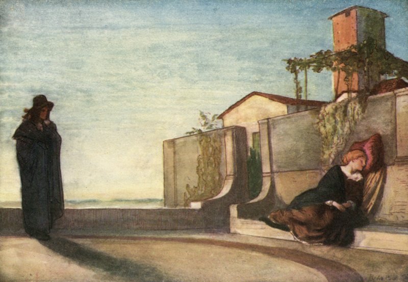 Slaap verder, en droom een tijdje van de Hemel door Robert Anning Bell