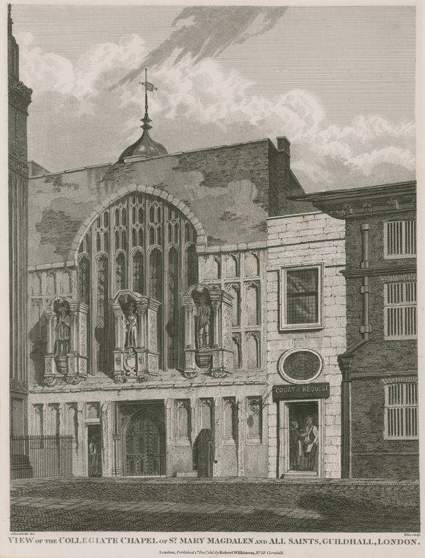 Uitzicht op de Collegiale Kapel van St. Mary Magdalen en All Saint