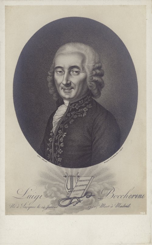 Luigi Boccherini, Italiaanse componist en cellist (1743-1805) door Robert Lefevre
