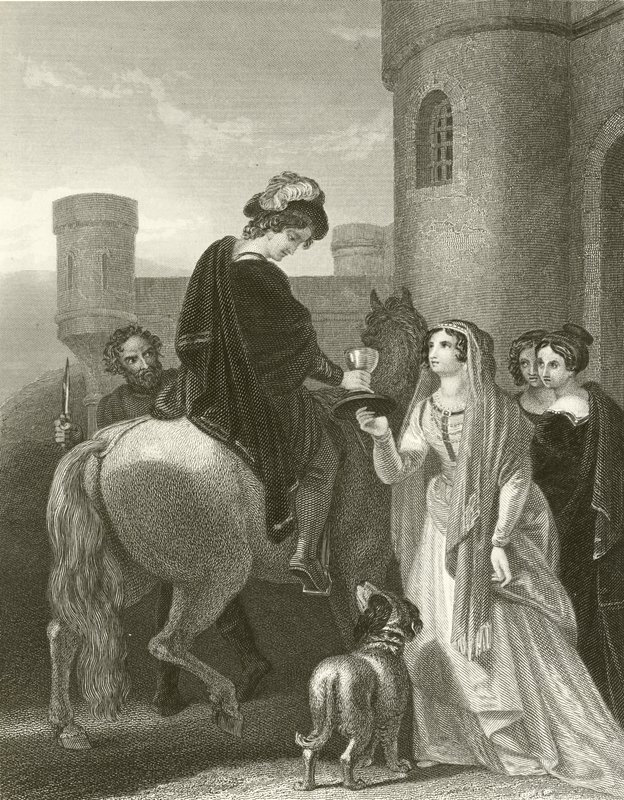Verraad van Elfrida door Robert Smirke