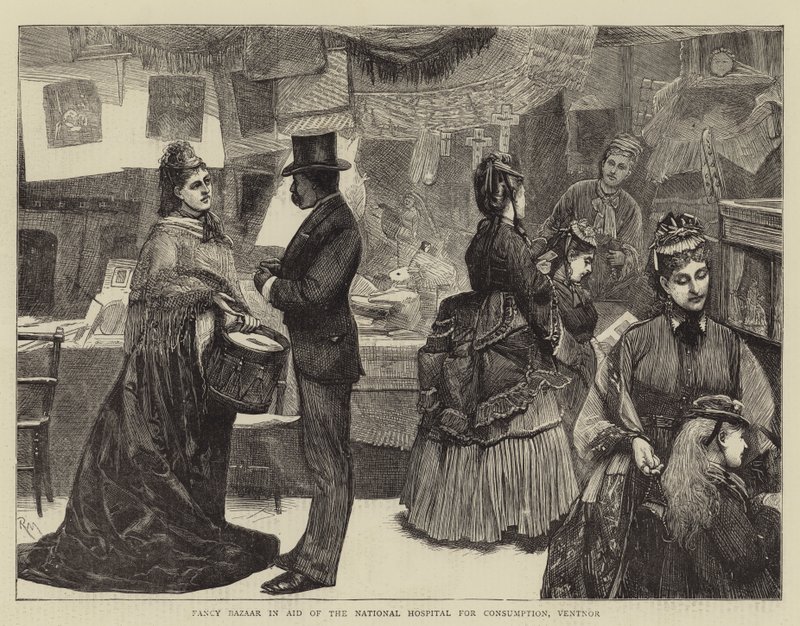 Fancy Bazaar ten Bate van het Nationaal Ziekenhuis voor Longziekten, Ventnor door Robert Walker Macbeth