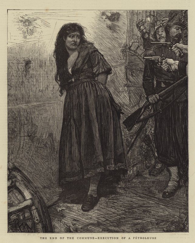 Het Einde van de Commune, Executie van een Petroleuse door Robert Walker Macbeth