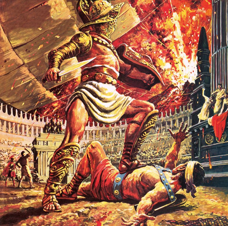 Pompeii, de verdoemde stad door Roger Payne