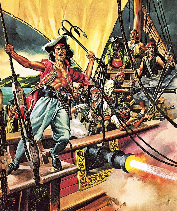 Mannen van de Jolly Roger door Ron Embleton