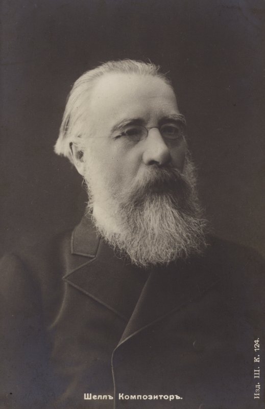 Boris Fitinhof-Schell, Russische componist, eind 19e eeuw door Russian Photographer