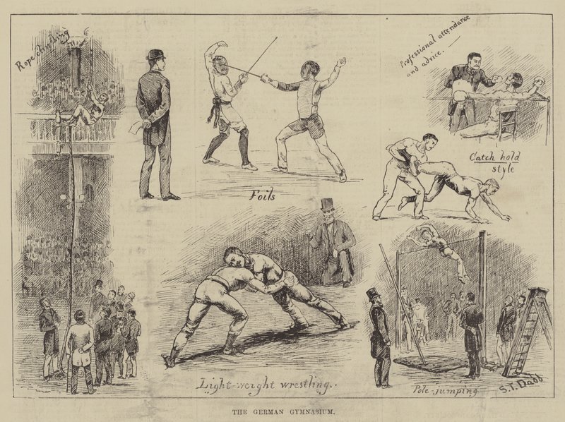 De Duitse Gymnastiekzaal door S.T. Dadd