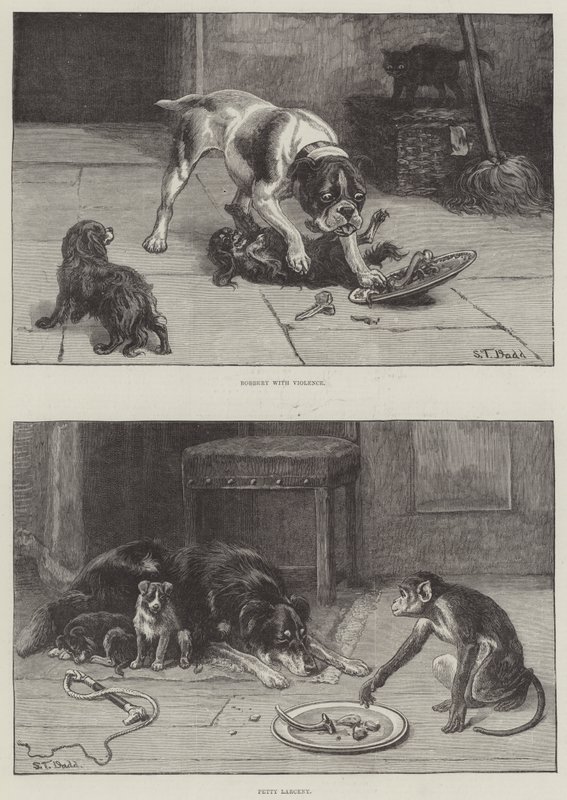 Honden en Voedsel door S.T. Dadd