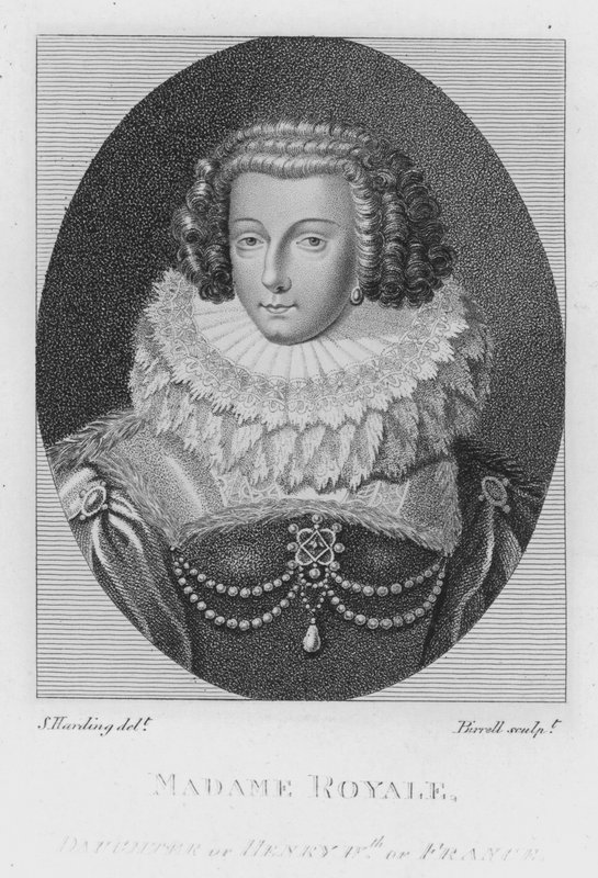 Madame Royale, dochter van Hendrik IV van Frankrijk door S. (after) Harding