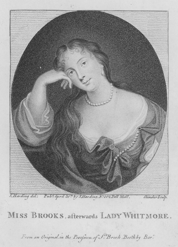 Juffrouw Brooks, later Lady Whitmore door S. (after) Harding