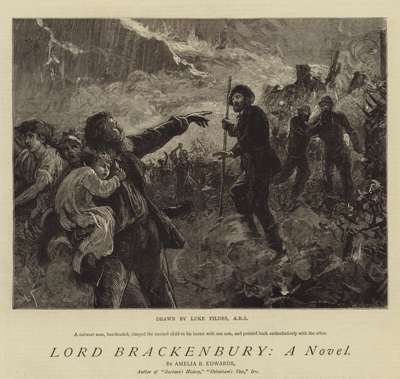 Lord Brackenbury, een roman door Samuel Luke Fildes