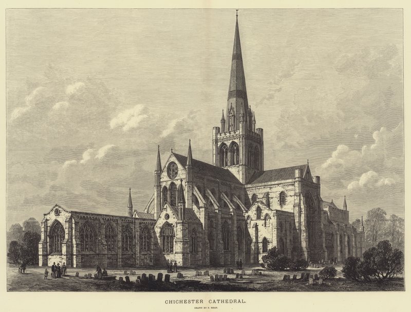 Kathedraal van Chichester door Samuel Read