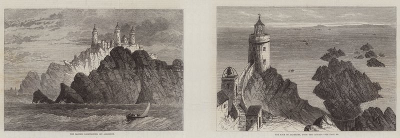 Vuurtorens van Alderney door Samuel Read