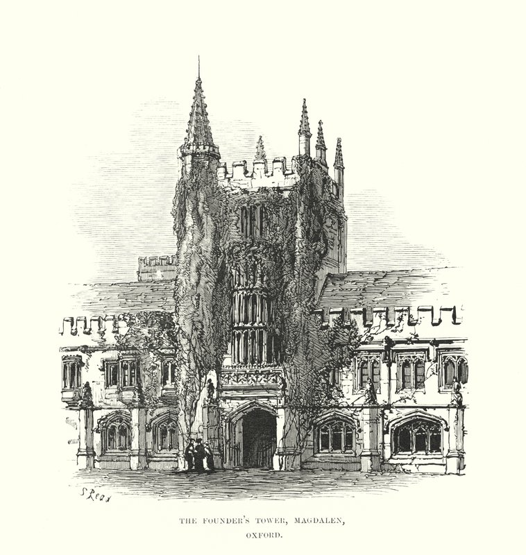 De Stichterstoren, Magdalen, Oxford door Samuel Read