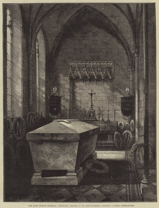 De Laatste Prins Imperial, Doods Kapel in de St Mary