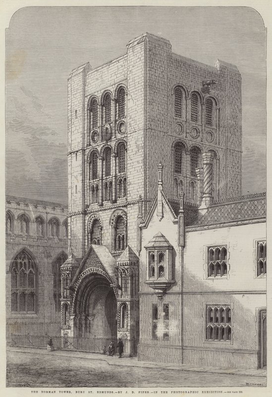 De Normandische Toren, Bury St Edmunds door Samuel Read