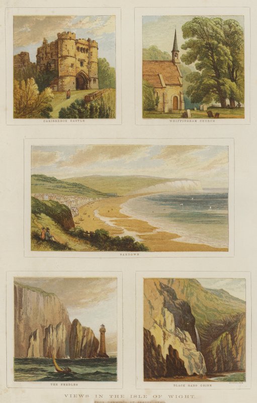 Uitzichten op het Isle of Wight door Samuel Read