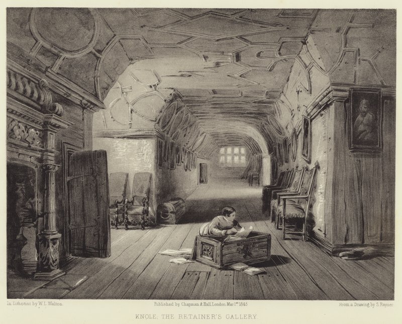 Knole, De Retainers Galerij door Samuel A. Rayner