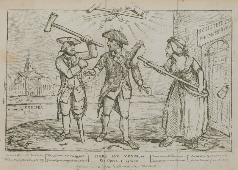 Mars en Venus of Sir Cecil gestraft door Samuel Collings
