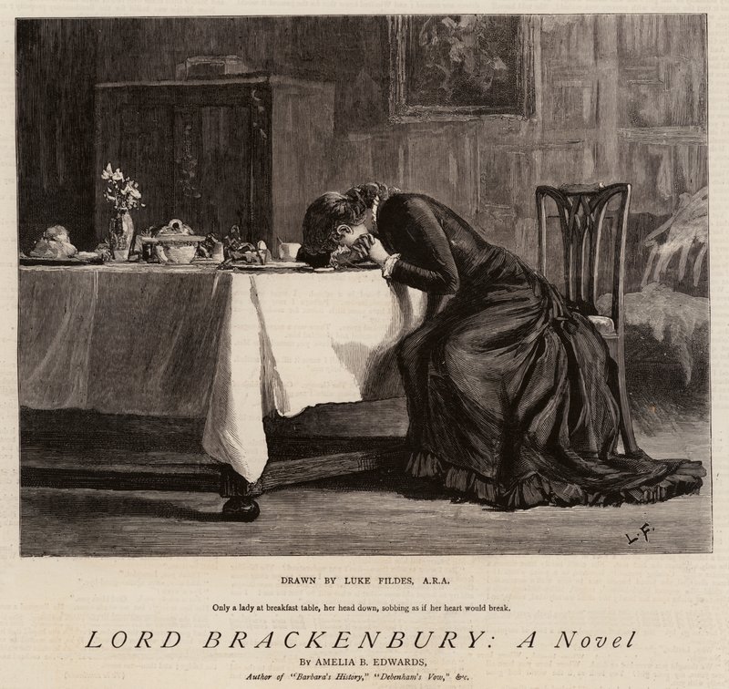 Lord Brackenbury, een roman door Samuel Luke Fildes