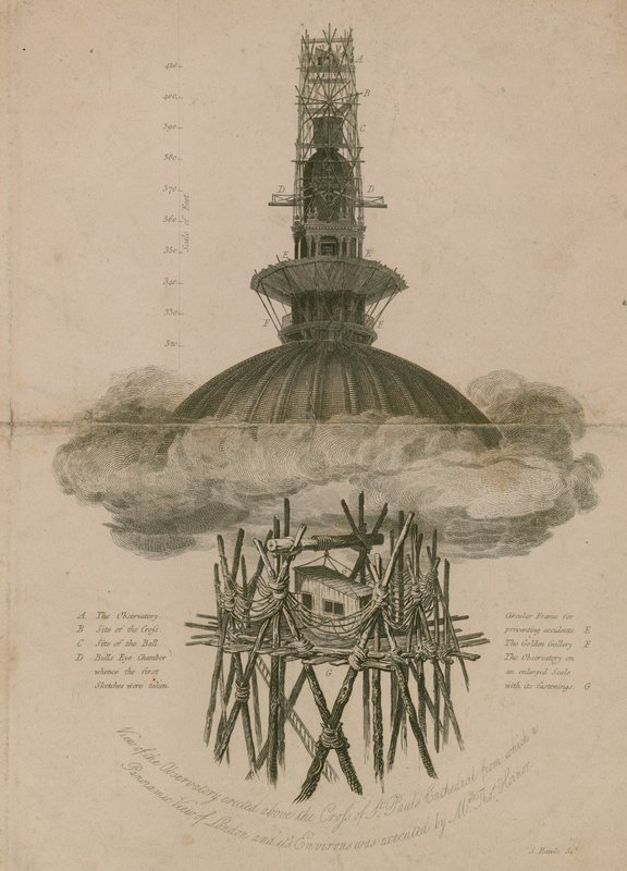 Het Observatorium Boven het Kruis van de St. Paul