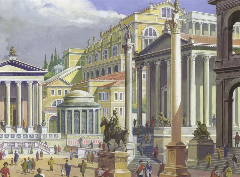 Het oude Rome door Severino Baraldi
